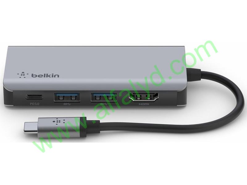 Belkin CONNECT 4-in-1 - Hub adaptador multipuertos - USB-C - Imagen 3