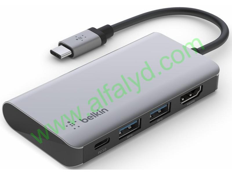 Belkin CONNECT 4-in-1 - Hub adaptador multipuertos - USB-C - Imagen 6