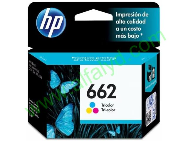 HP 662 - Color (cian, magenta, amarillo) - original