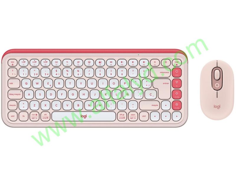 Logitech Pop Icon Combo - Keyboard and mouse set - Spanish (Latin American)