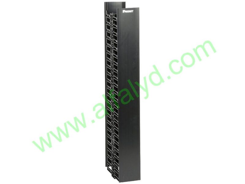 Panduit NetRunner - Panel de organización de cables para bastidor (vertical) - negro