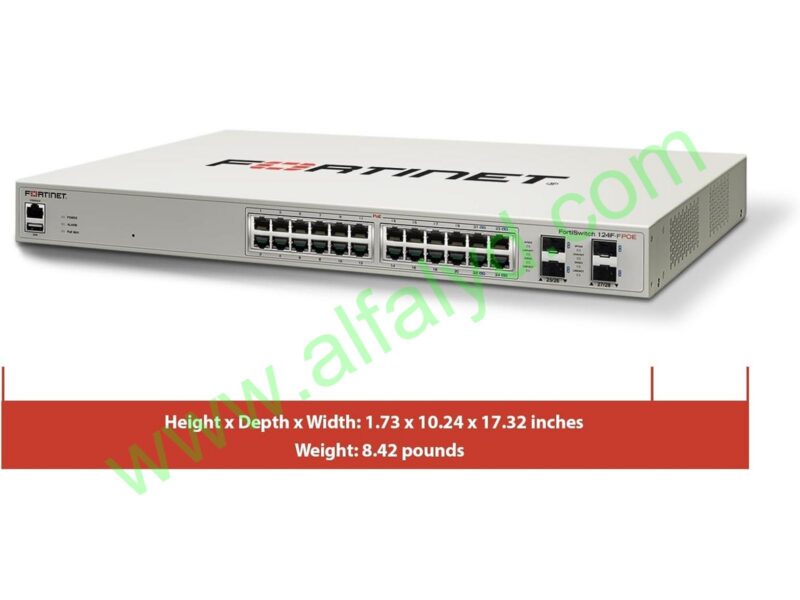 Fortinet FortiSwitch 124F-FPOE - Conmutador - Gestionado