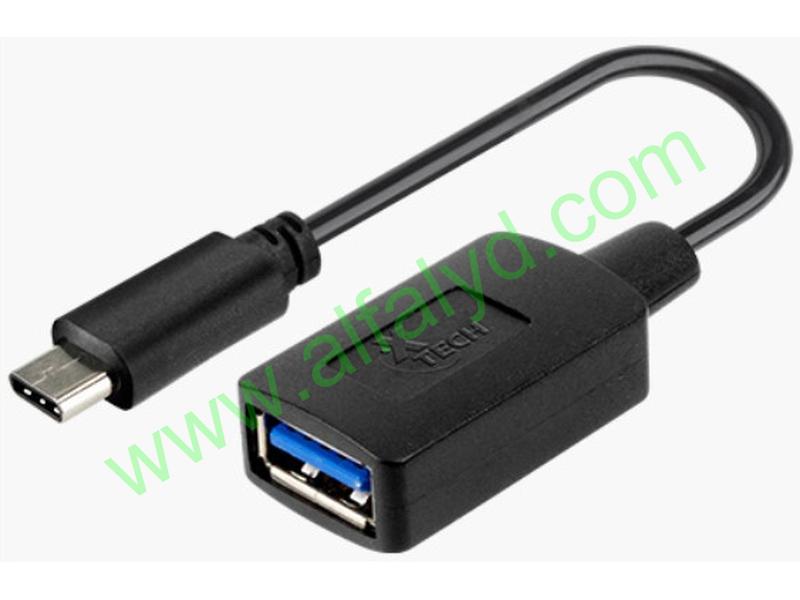 Xtech XTC-515 - Adaptador USB - 24 pin USB-C (M) reversible a USB Tipo A (H)