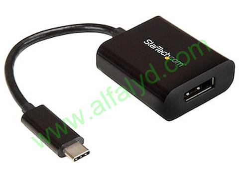 StarTech.com Adaptador Grafico USB-C a DP Conversor Video USB 3.1 Type-C - Adaptador DisplayPort - 24 pin USB-C (M) a DisplayPort (H)