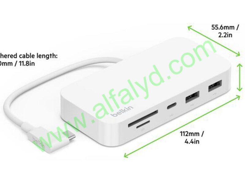 Belkin CONNECT 6-in-1 Multiport Hub - Estación de conexión - USB-C