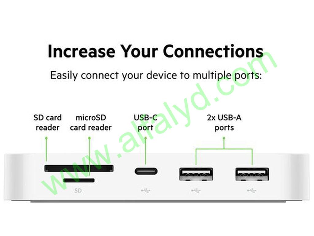 Belkin CONNECT 6-in-1 Multiport Hub - Estación de conexión - USB-C - Imagen 2