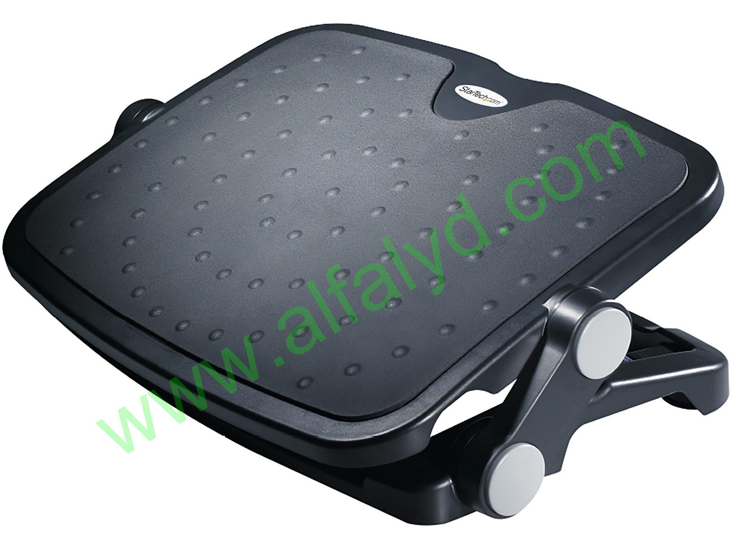 StarTech.com Descansapiés Ajustable para Debajo del Escritorio o Mesa - Descansapiés Ergonómico de Ángulo y Altura Ajustable - Reposapiés