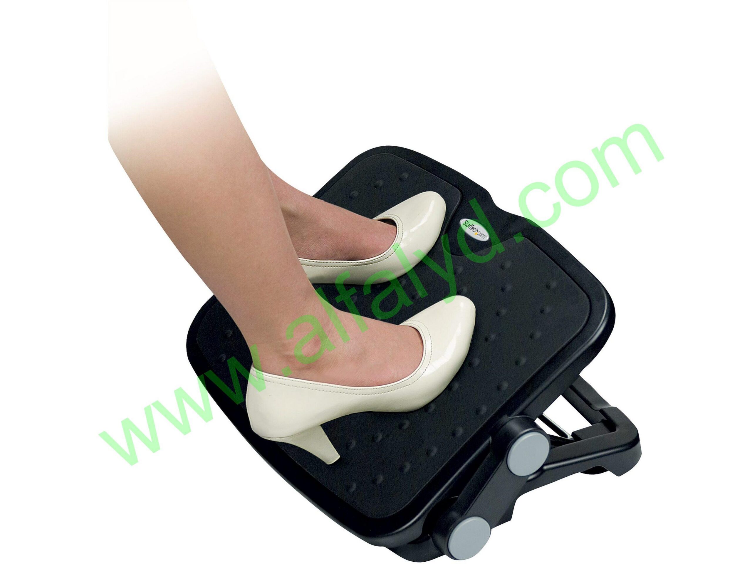 StarTech.com Descansapiés Ajustable para Debajo del Escritorio o Mesa - Descansapiés Ergonómico de Ángulo y Altura Ajustable - Reposapiés - Imagen 2