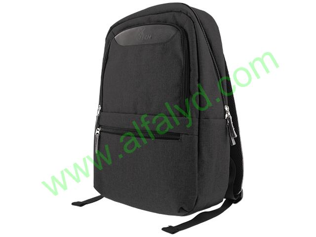Xtech Winsor XTB-212BK Mochila para laptop 15.6" - Durable poliéster – Color Negro - Panel posterior con acolchado