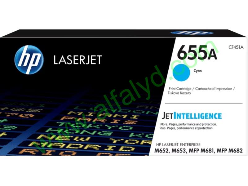 HP 655A - Cián - original