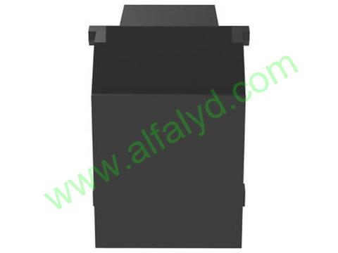 Panduit NetKey - blank module - black - Imagen 2