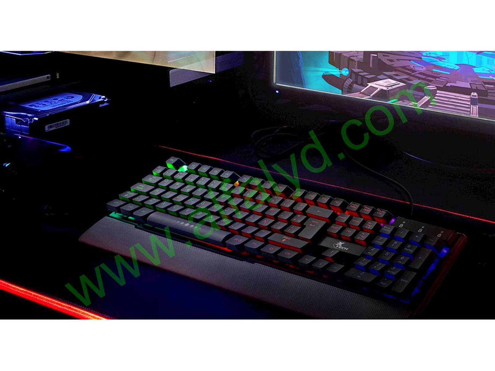 Teclado para Gaming Xtech XTK-510S - Español - Iluminación LED Multi-color con efectos de luz - Imagen 2