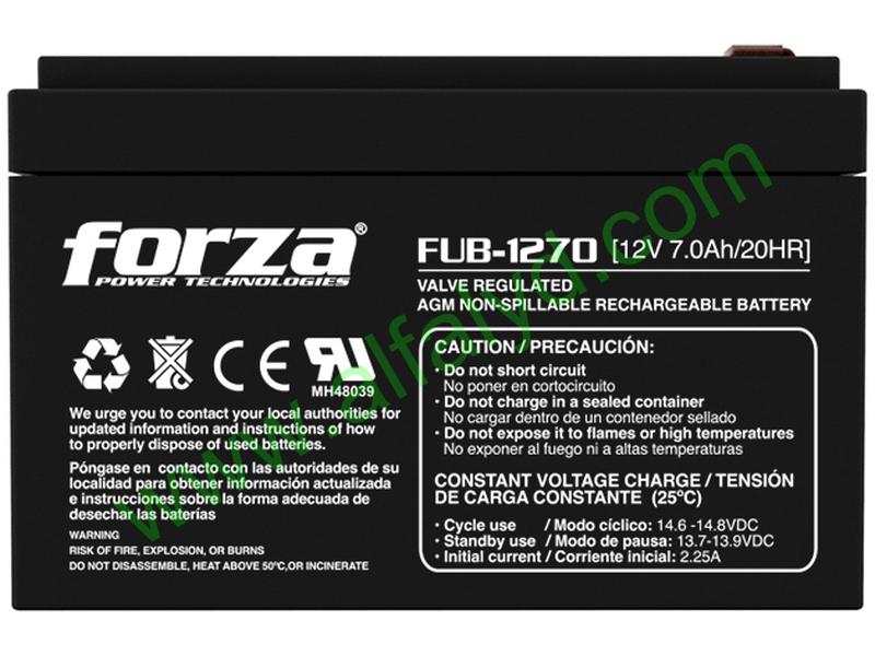 Forza FUB-1270 - Batería - 12V