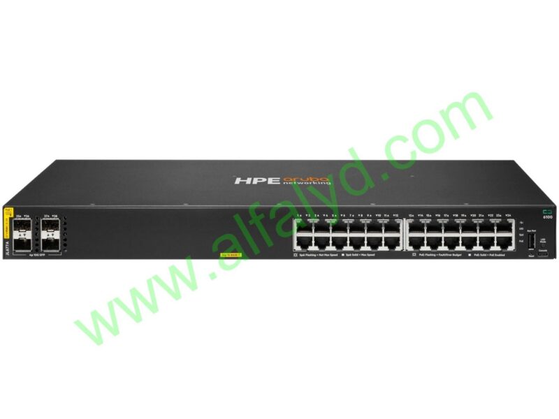 HPE Aruba 6100 24G Class4 PoE 4SFP+ - Conmutador - Gestionado