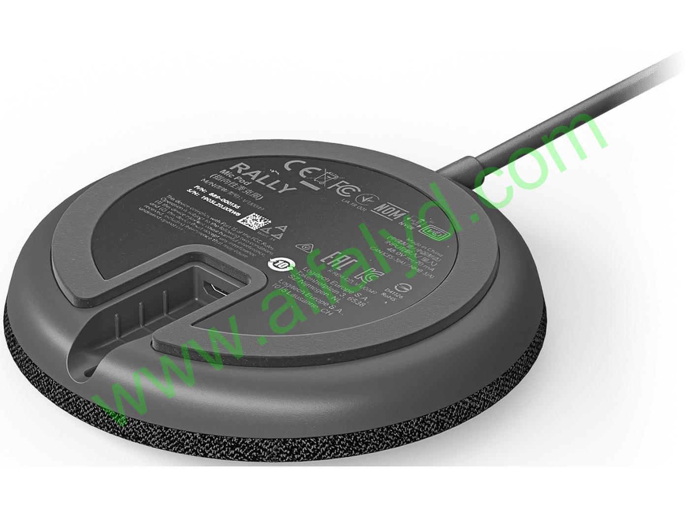 Logitech Rally Mic Pod - Micrófono - para Rally, Rally Plus, Rally Bar, Rally Bar Mini - Imagen 4