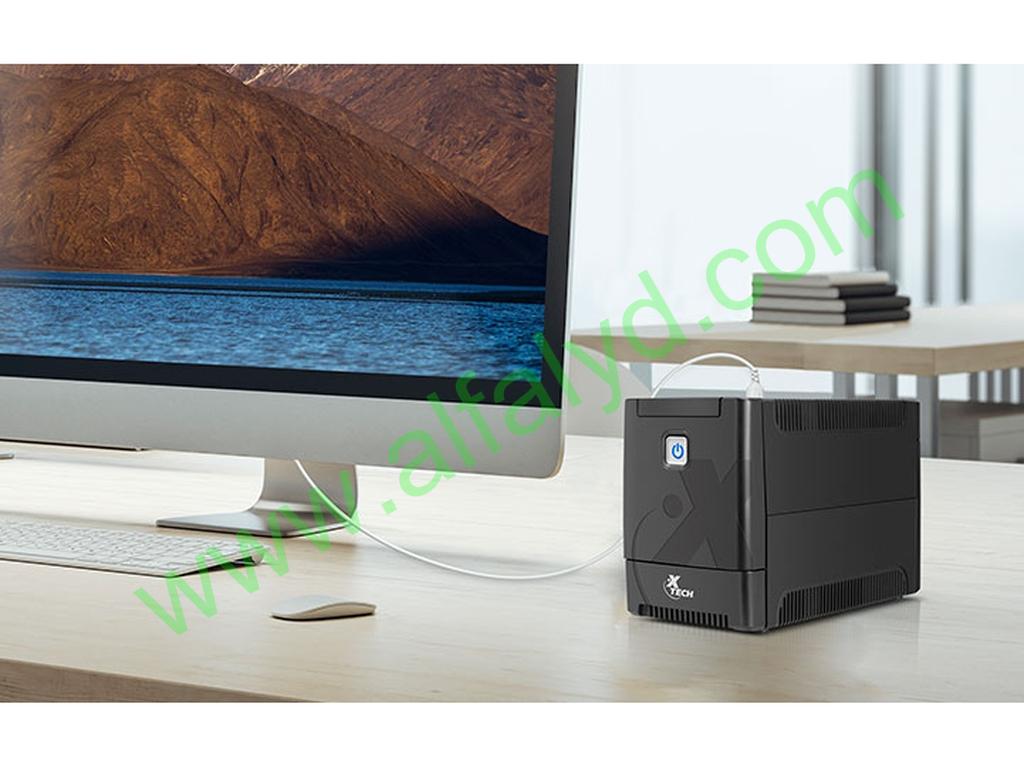 Xtech - Battery backup - Line interactive - Imagen 3