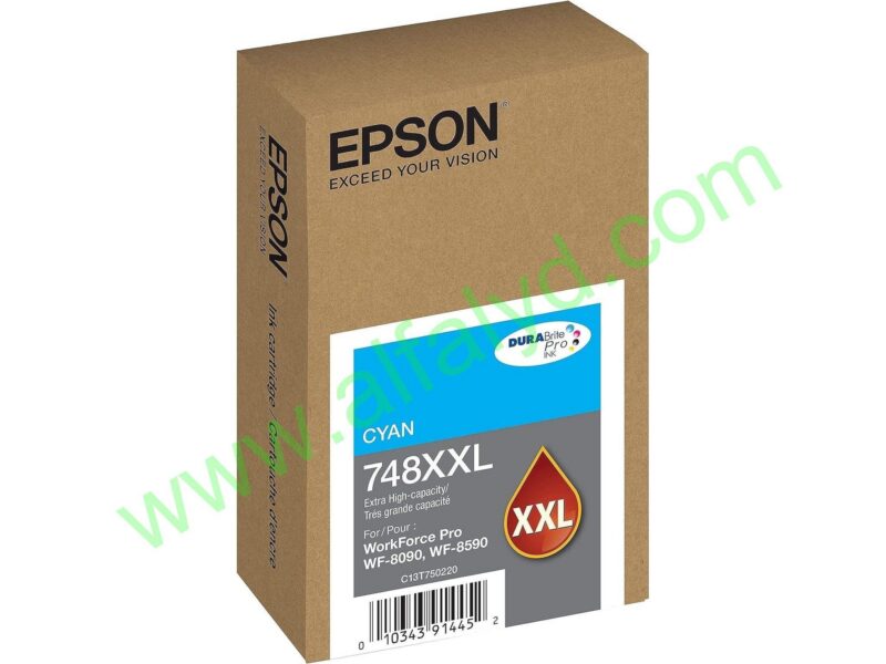 Epson 748XXL - XL - cián