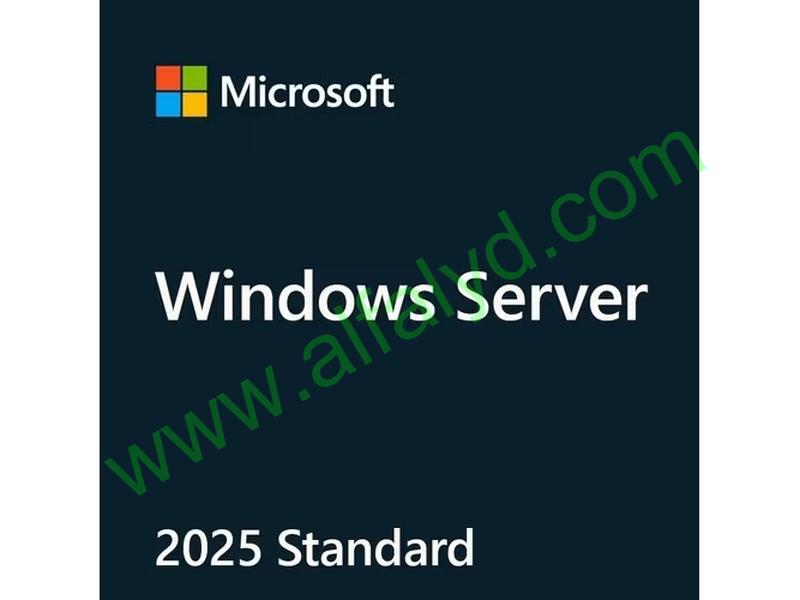Microsoft Windows Server Std 2025 64bits - DVD-ROM