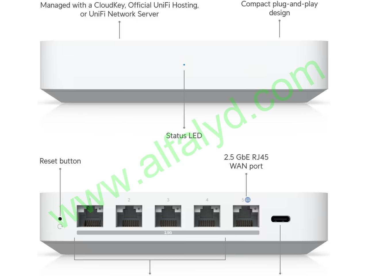 Ubiquiti Unifi Gateway Max Compact multi-WAN UniFi gateway - Imagen 4