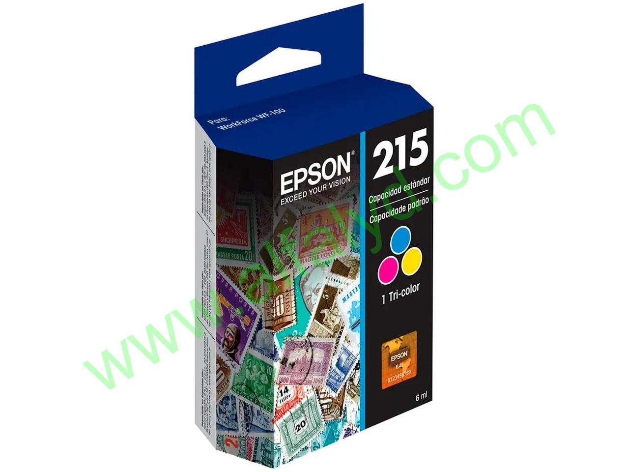 Epson 215 - Color (cian, magenta, amarillo) - original