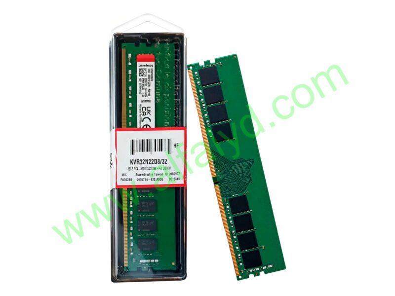 KVR 32GB 3200MT/s DDR4 Non-ECC CL22 DIMM 2Rx8