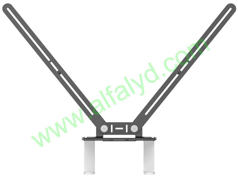 Logitech TV Mount For Video Bars - Montura para cámara - montaje debajo de pantalla, montable encima del monitor - Imagen 2