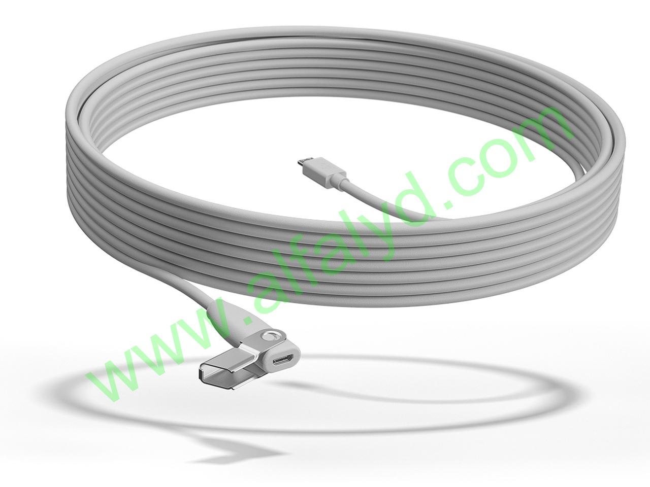 Logitech Rally Mic Pod Extension Cable - Cable alargador de micrófono - 10 m