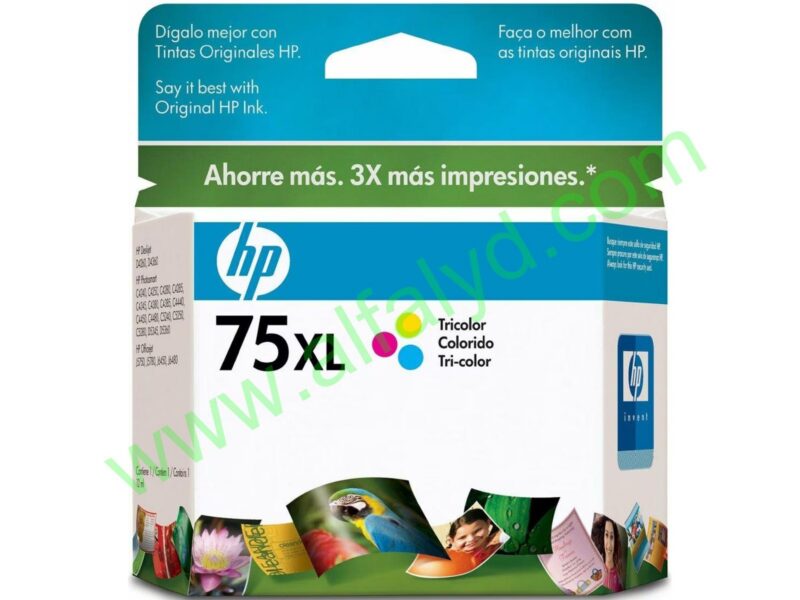 HP 75XL - 12 ml - Alto rendimiento