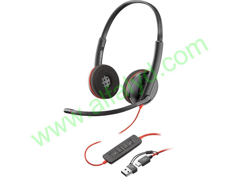 Poly BW 3320 Stereo -M USB-C HS +USB-C/A