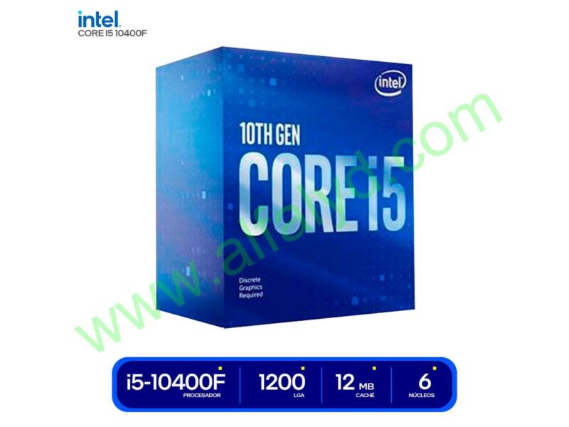 Intel Core i5 10400F - 2.9 GHz - 6 núcleos