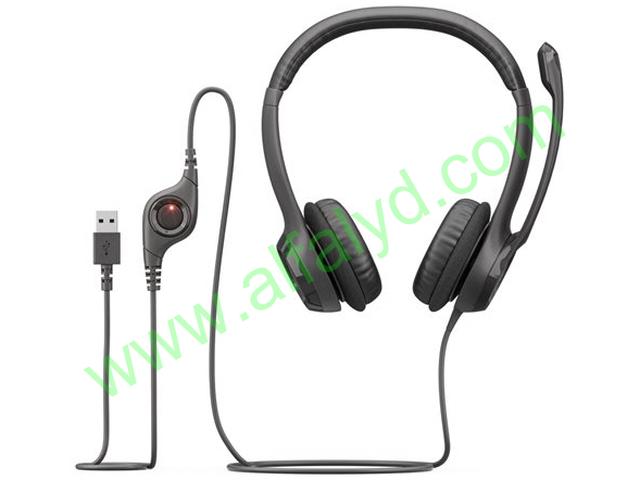 Logitech USB Headset H390 - Auricular - en oreja - cableado - USB