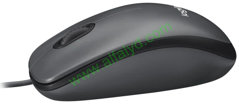 Logitech M100 - Ratón - diestro y zurdo - óptico - 3 botones - cableado - USB - negro - Imagen 4