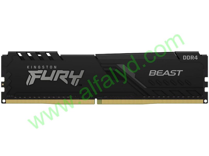 Kingston FURY Beast - DDR4 - módulo - 8 GB - DIMM de 288 contactos - 3200 MHz / PC4-25600 - CL16 - 1.35 V - sin búfer - no ECC - negro