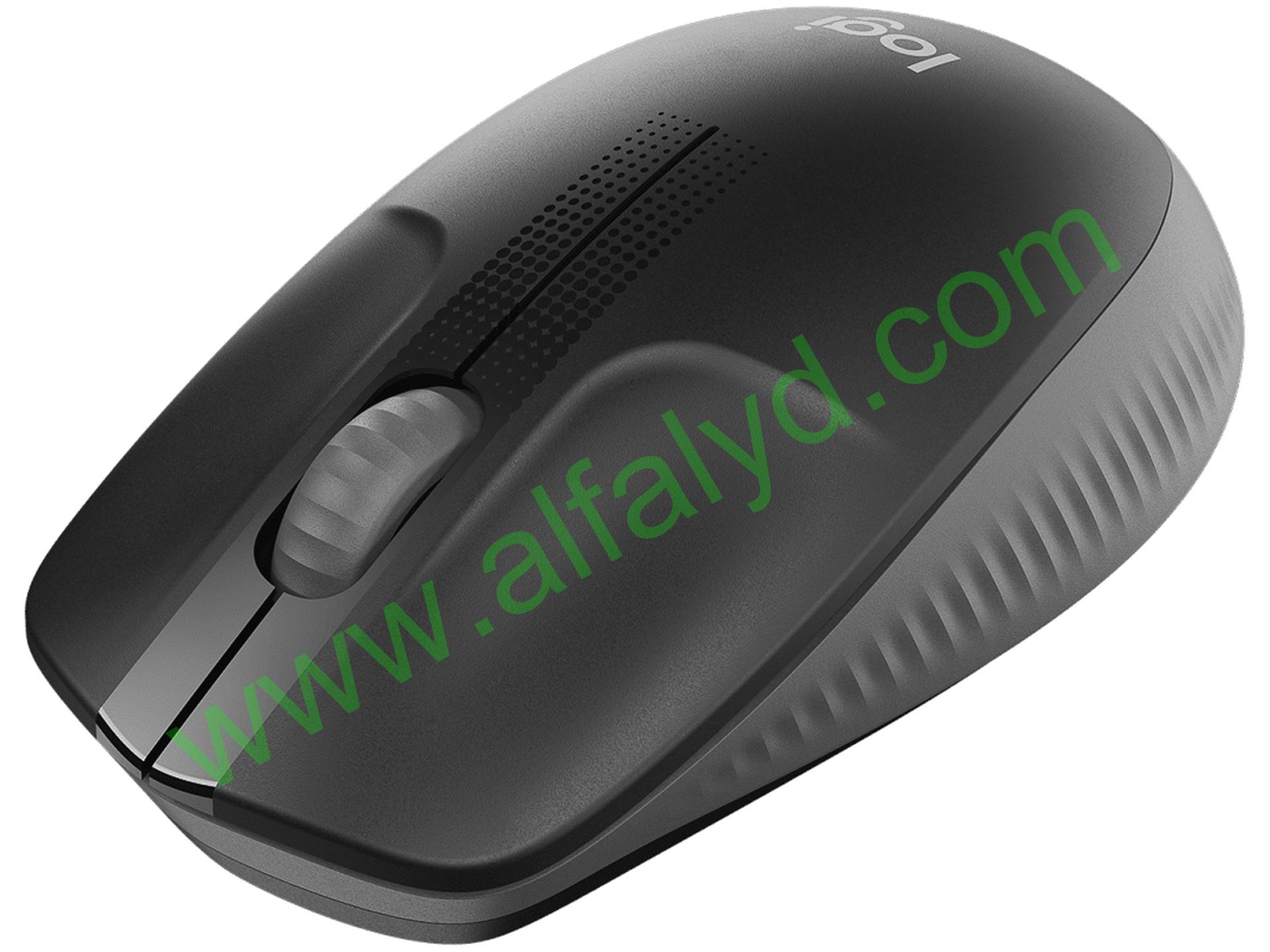 Logitech M190 - Ratón - óptico - 3 botones - inalámbrico - receptor inalámbrico USB - carbón - Imagen 3