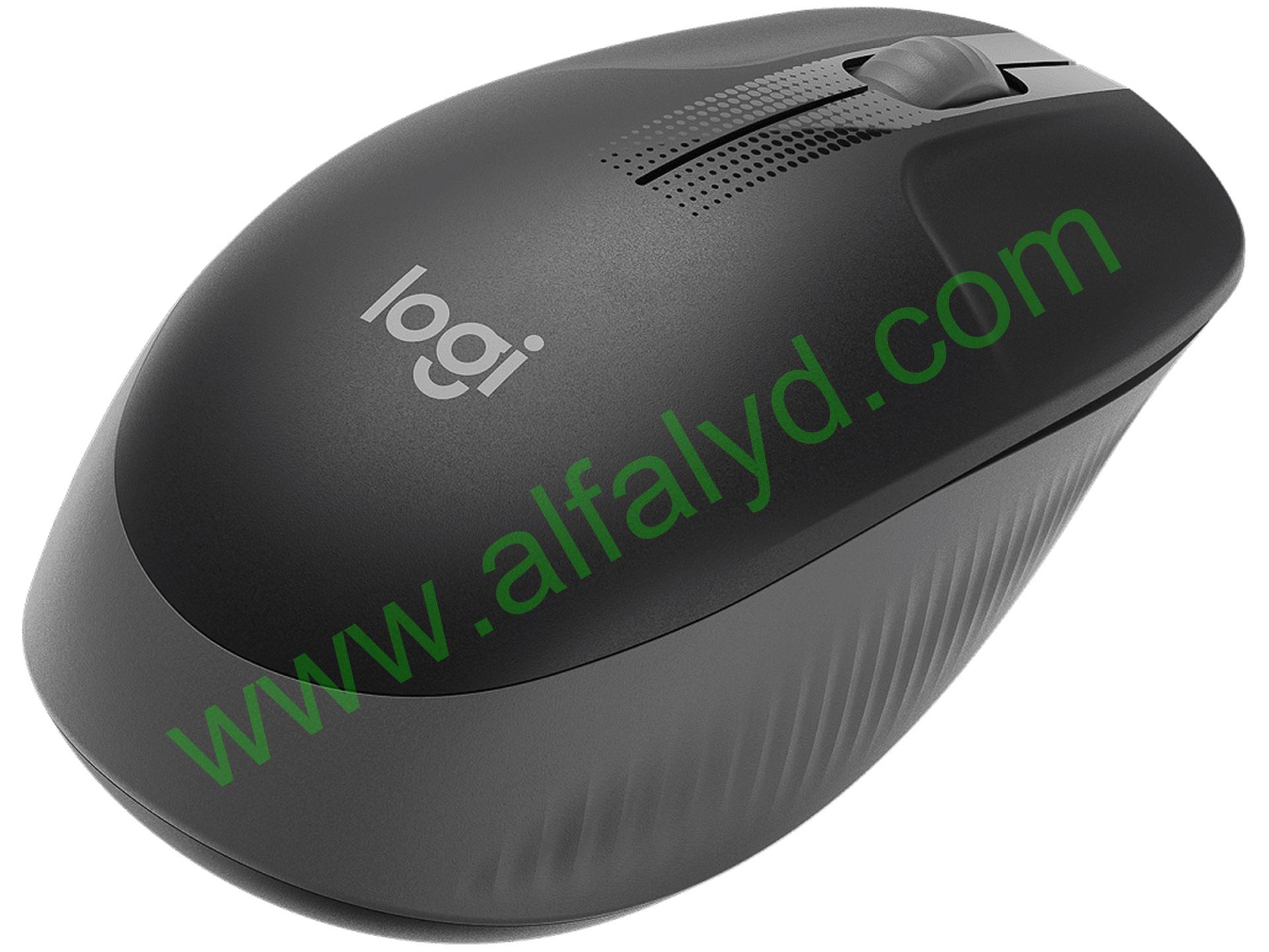 Logitech M190 - Ratón - óptico - 3 botones - inalámbrico - receptor inalámbrico USB - carbón - Imagen 4
