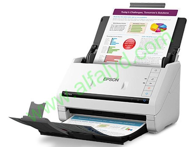 Epson DS-770 II - Escáner de documentos - Sensor de imagen de contacto (CIS) - a dos caras - 216 x 6096 mm - 600 ppp x 600 ppp - hasta 45 ppm (mono) / hasta 45 ppm (color) - Alimentador automático de documentos (ADF) (100 hojas) - hasta 7000 exploraciones por día - USB 3.0 - 1 año de garantía - Imagen 2