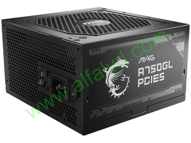 MSI - Power supply - MPG A750GL PCIE5 80 Plus Gold