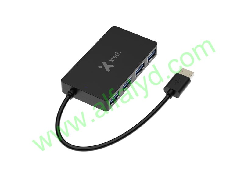 Xtech - Hub - 4 puertos - USB 3.0 XTC-391