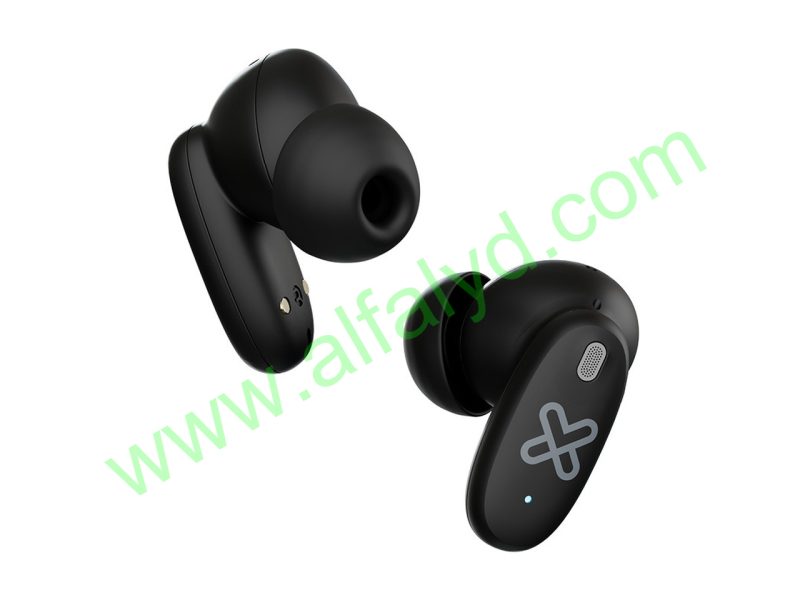 Klip Xtreme - True wireless earphones - Para Phone / Para Portable electronics / Para Tablet - Wireless - 15Hrs Display Black