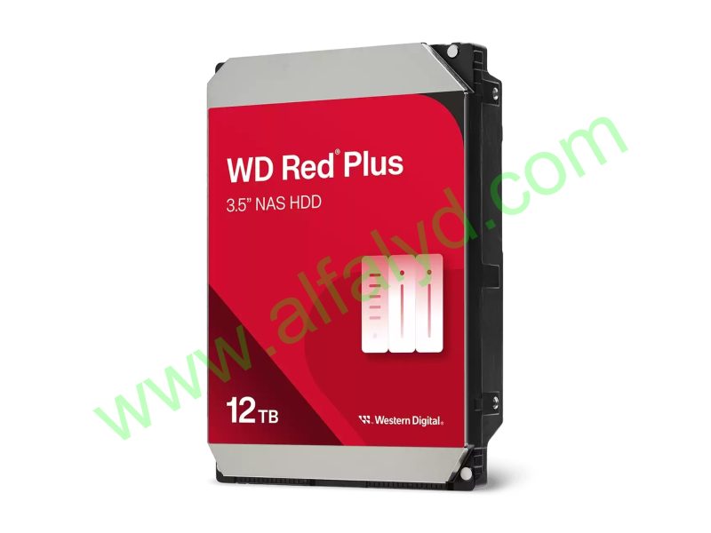 Western Digital WD Red Plus NAS Hard Drive - Internal hard drive - 12 TB