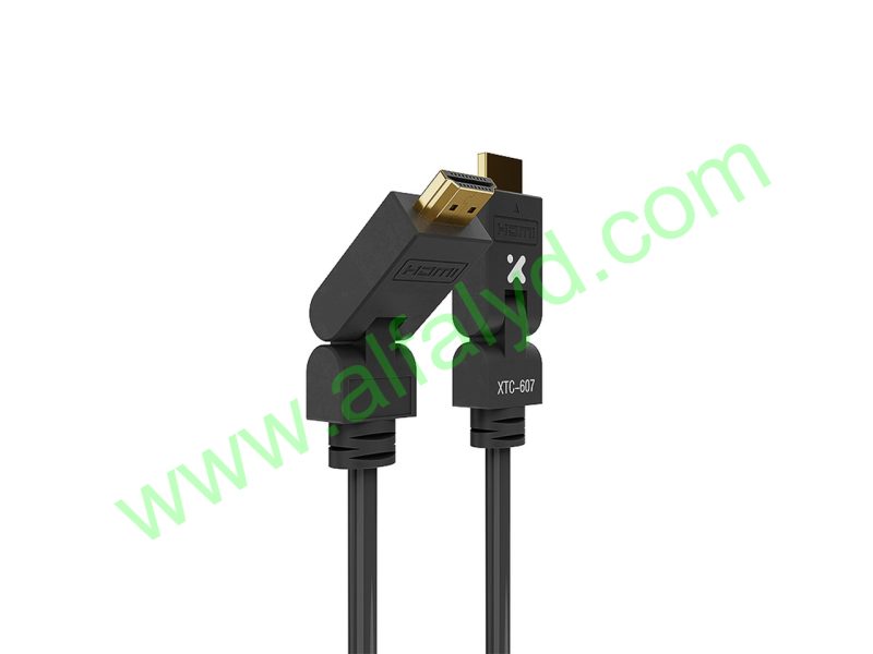 Xtech - Video / audio cable - HDMI - Male to Male Swivel 6f XTC-607