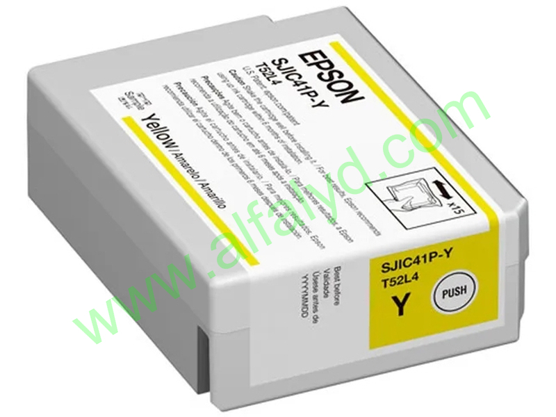 Epson SJIC41P-Y - Amarillo - original - blíster con alarmas de RF/acústica - cartucho de tinta - para ColorWorks CW-C4000, CW-C4000E (BK), CW-C4000E (MK)