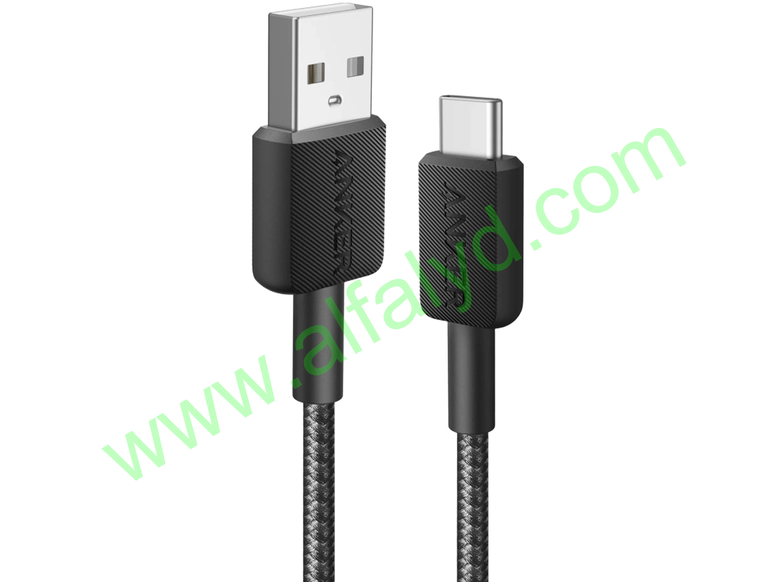 Anker - Charge/Sync cable - 322 USB-A to USB-C Cable (6ft