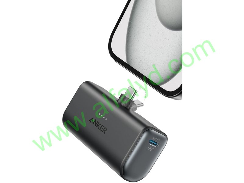 Anker - Power bank - 22.5 Watt - Lithium - Para - - Nano - black
