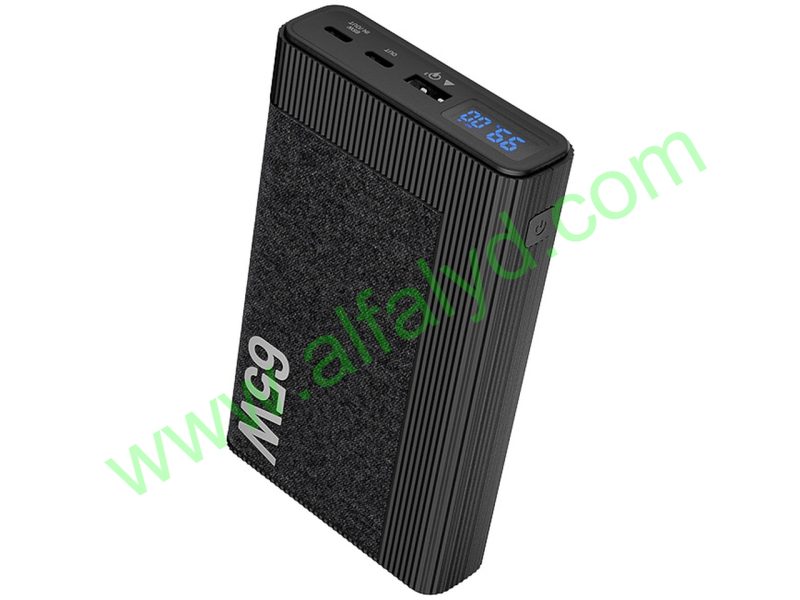 Klip Xtreme - Power bank - 65 Watt - 24 pin USB-C - 4 pin USB Type A / 24 pin USB-C - Lithium polymer - Para Universal