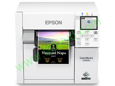 Epson SJIC41P-MK - Negro mate - original - blíster con alarmas de RF/acústica - cartucho de tinta - para ColorWorks CW-C4000, CW-C4000E (MK)
