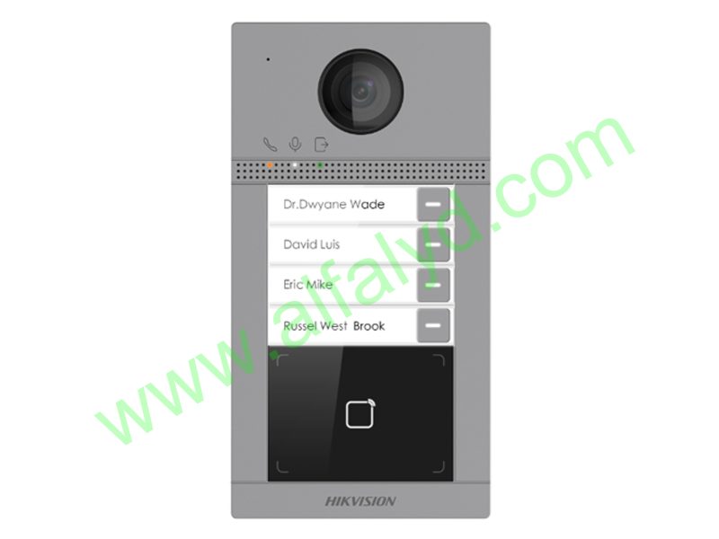 Hikvision Pro Series DS-KV8413-WME1 - Interfono IP - inalámbrico, cableado - Wi-Fi - 2.4 Ghz - 10/100 Ethernet