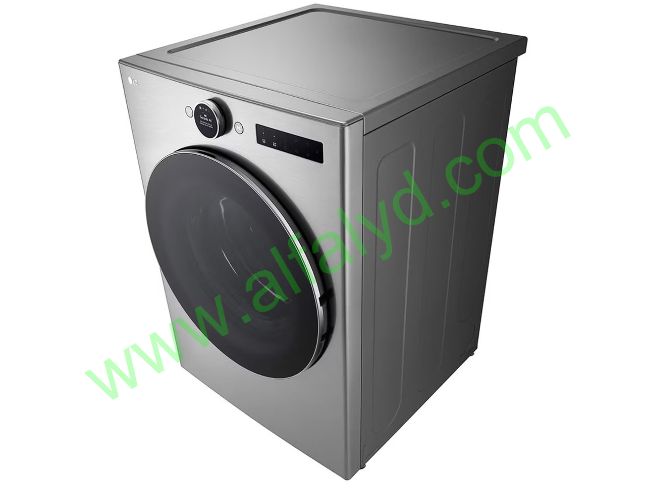 LG - Washing machine - Drayer 22KG Silver Black Tin