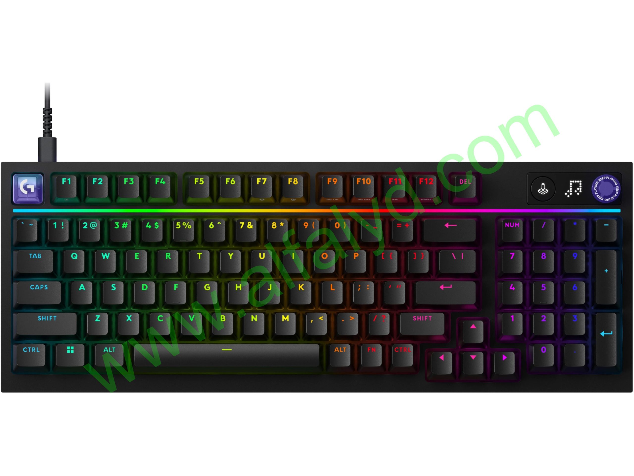 Logitech - Keyboard - Gamer G316 X 98 Blanco Ingles