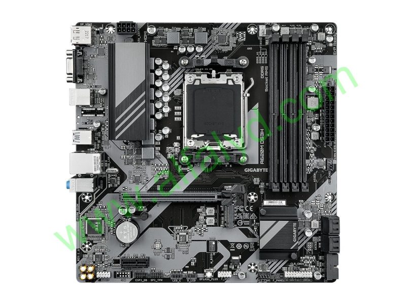 Gigabyte - Motherboard - Micro ATX - Socket AM5 - AMD A620 - para Ryzen 5 / para Ryzen 7 / para Ryzen 9 - None